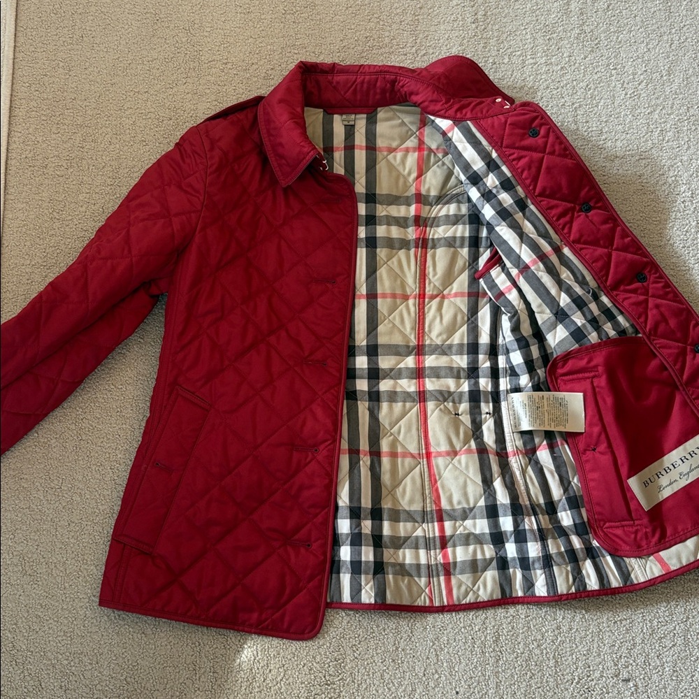 Burberry Scarlet Quilted Outerwear